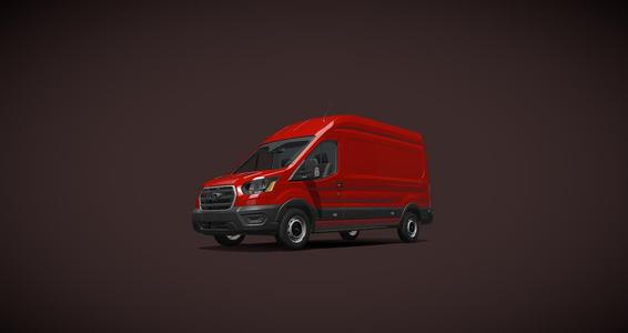 Ford Transit Cargo Race Red