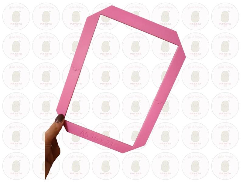 Plantilla para Tapa de Agenda A5 - 15 X 21 cm - Encuadernacion