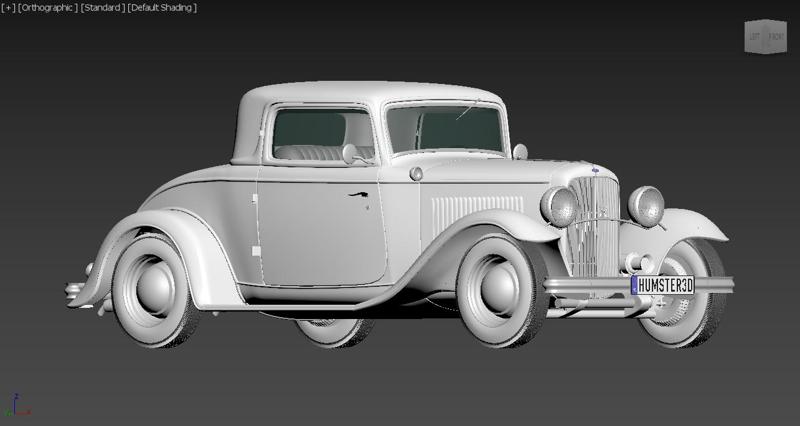 Ford Model-B De Luxe Coupe 1932