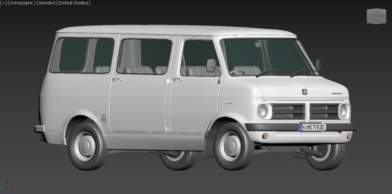 Ford Bedford CF Minibus 1972