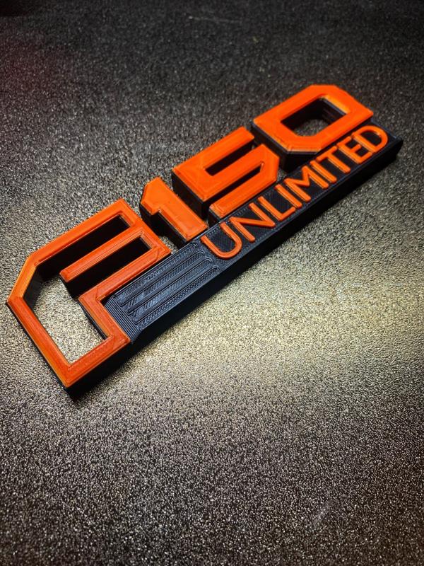 Custom 2015+ Ford F150 "UNLIMITED" Emblem