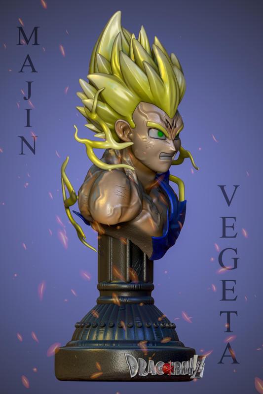 Majin Vegeta Bust