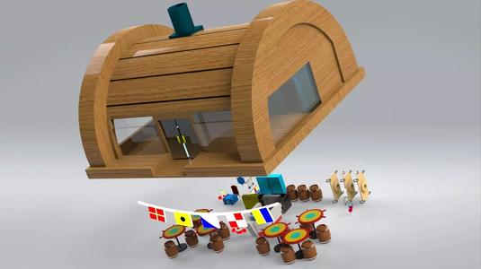 krusty krab full design and parts