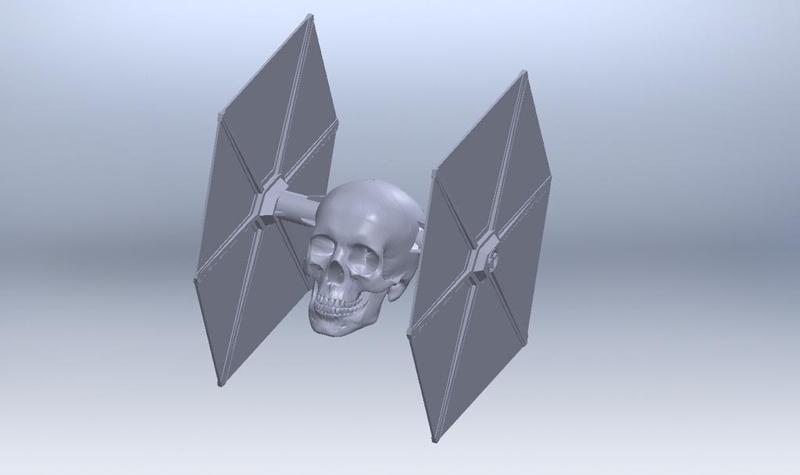 TIE Fighter - Skull Cockpit