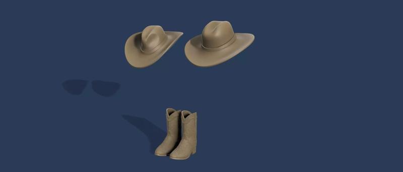 One12Scale Cowboy Hats