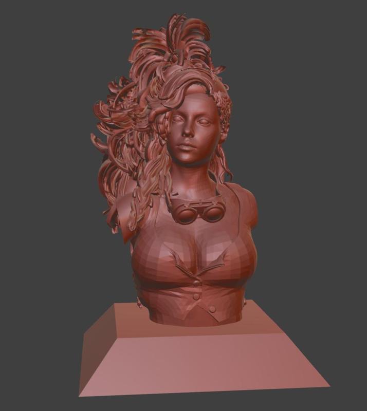 GEMMA MONSTER HUNTER WILDS BUST