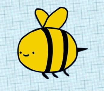 bee keychain, adventure time