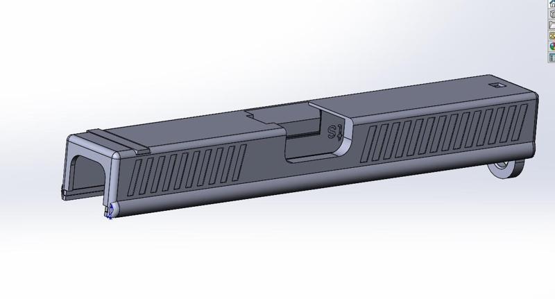 EastCrane glock 17 gen3 slide, slide.