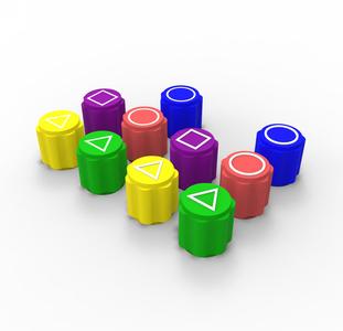 Squid game 2 mini game - 2 versions all printers - Gong-gi