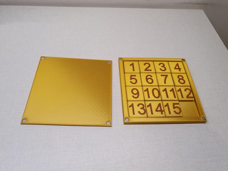 SLIDING NUMBERS PUZZLE - GAME OF FIFTEEN