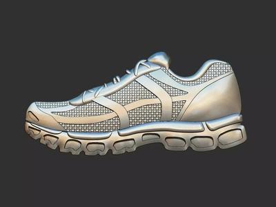Running Shoe Pendant Relief