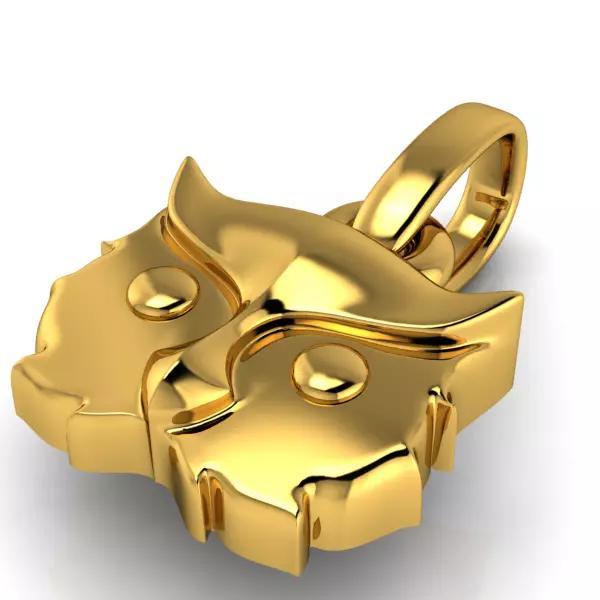 Owl Head Charms Bird Pendant Earrings Bracelet