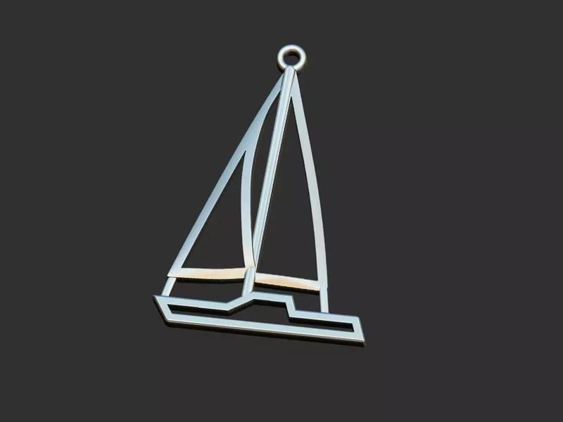 Sail Boat  Pendant