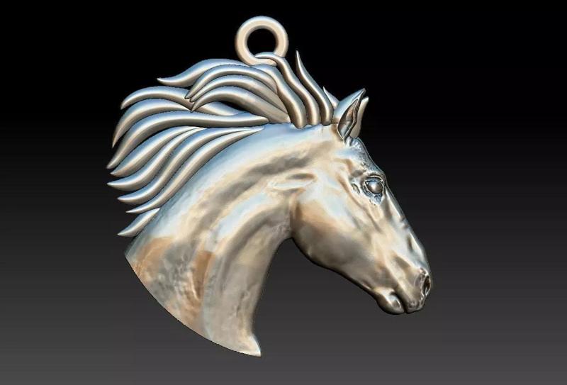 Horse Head Pendant