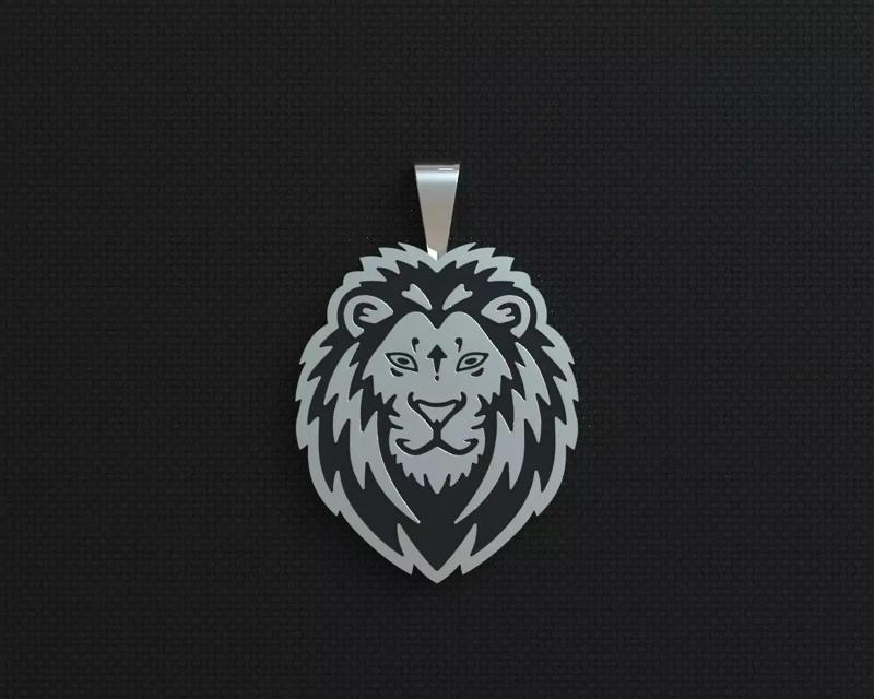 Lion Head Pendant
