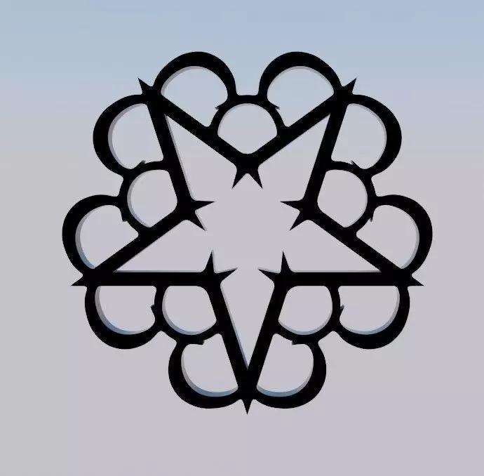 Black Veil Brides Star Shaped Logo