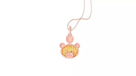 Dog Light Weight Kids Pendant Necklace Charms 3dm stl obj gltf