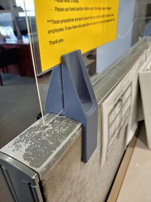 Cubicle Covid Bracket