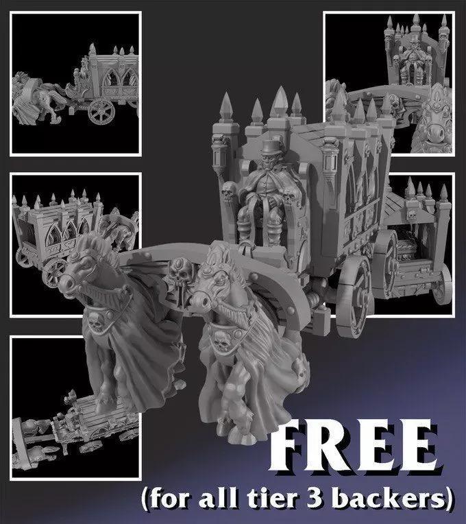 Coach of Darkness 3D Printed Artwork