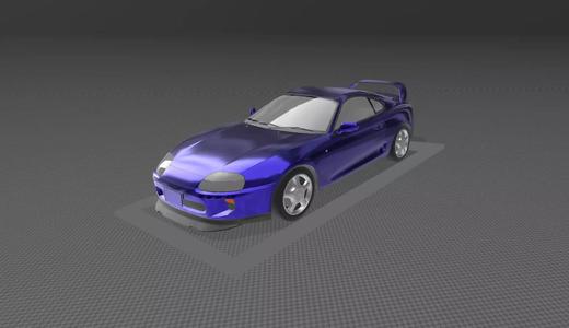 Toyota Supra MK4 1994 print model