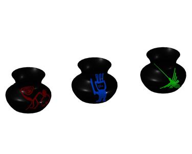 Nazca themed planters pack