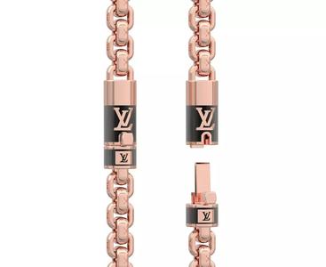 louis vuitton kilitli zincir kolye bileklik