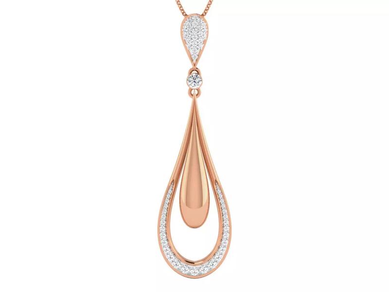 High Jewelry Pendant Earrings Set 3dm stl obj mtl gltf glb