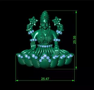 Indian god Laxmi