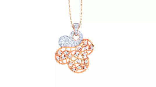 Wire Mesh High Jewelry Pendant Earrings Set 3dm stl obj mtl