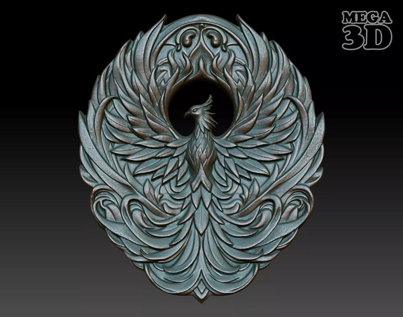Phoenix basrelief 04 240607