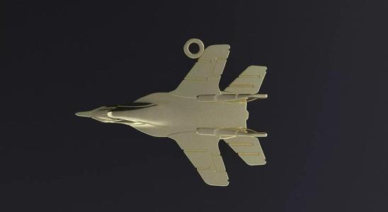 Aircraft fighter Plane 3D print or CNC model