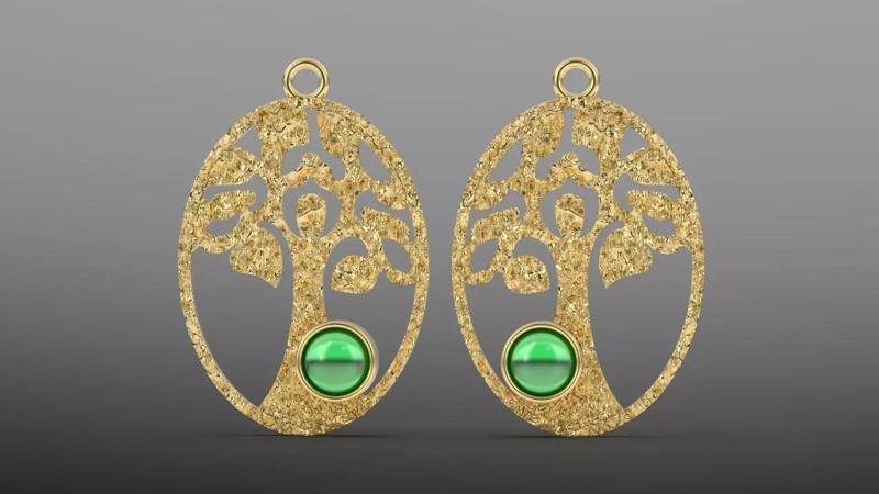 Tree of Life Organic Pendant