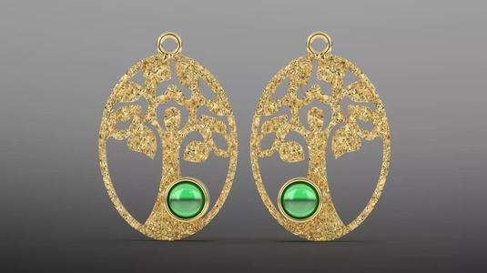 Tree of Life Organic Pendant