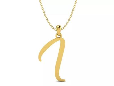 Amarillo Initial Pendant Letter i