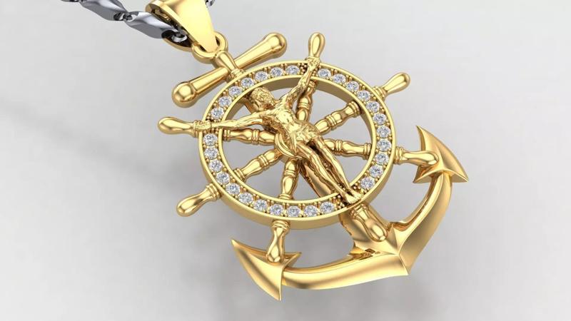 Anchor Cross Jesus D2