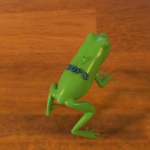 3DPS Frog Pendant