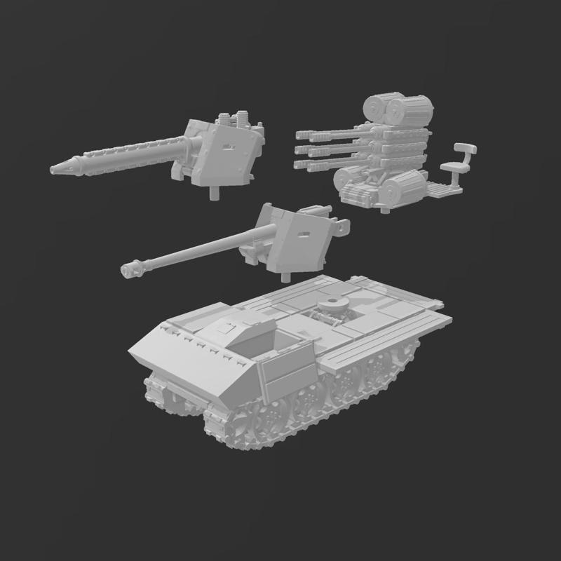 RSO PAK, FlaK, and PLaK for Dust Warfare 1947