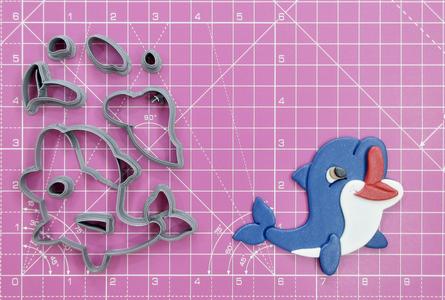 Baby Dolphin Multipiece Fondant Cookie Cutter Set Multiple Sizes