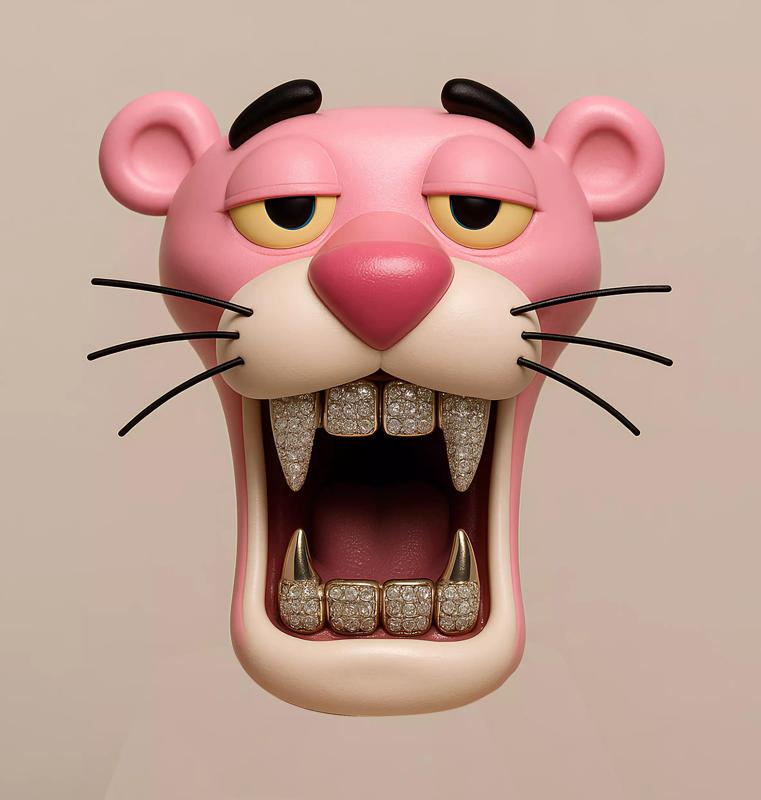 Drip Pink Panther toy