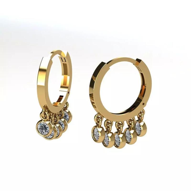 earrings 3D Model tmtr93