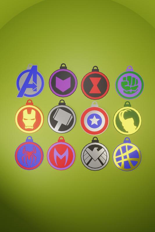 Adorno Arbol Navidad Marvel