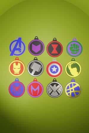 Adorno Arbol Navidad Marvel