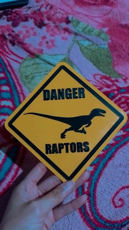 jurassic park danger raptors poster