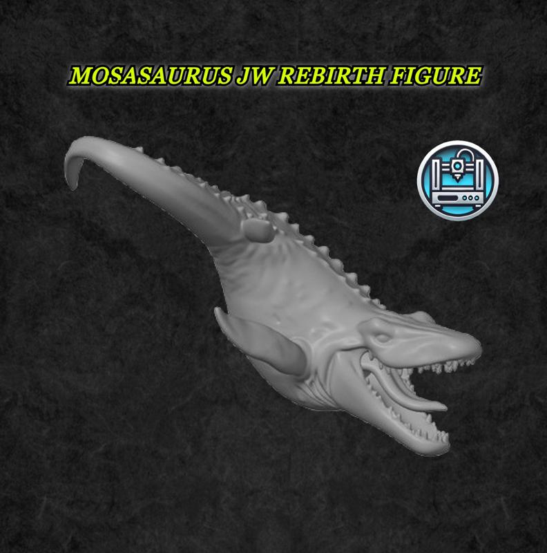 MOSASAURUS FIGURE JURASSIC WORLD REBIRTH🦕🦈