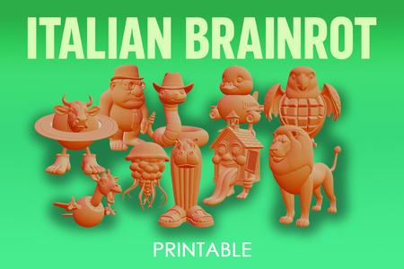Italian brainrot Characters v5