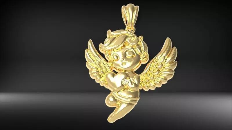 Cute Angel Baby Pendant jewelry
