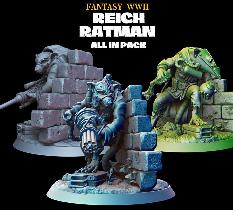 Fantasy WWII: Reich Ratman All In Pack
