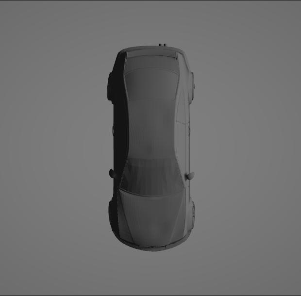 Damaged BMW M3 – 3D Printable Sports Car Model