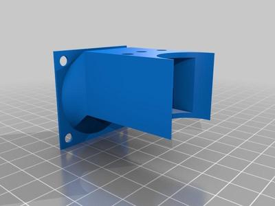 Hexagon hotend 40mm fan duct for Prusa i2