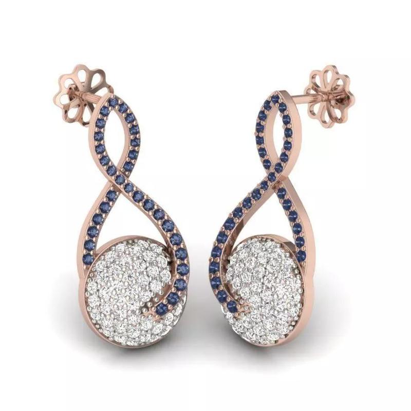Hoop earrings unique design